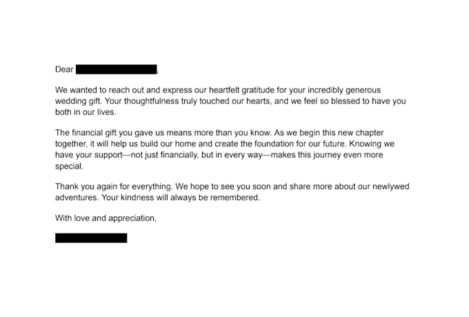write your perfect thank you note